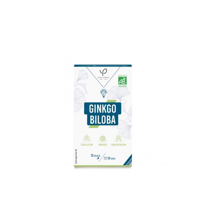 YVES PONROY Ginkgo biloba Bio /30 GELULES YVES PONROY Ginkgo biloba Bio /30 GELULES