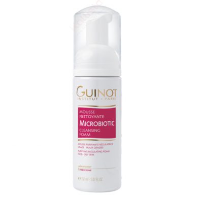 Guinot Microbiotic Mousse - Mousse nettoyante idéale peau grasse Guinot Microbiotic Mousse - Mousse nettoyante idéale peau grasse