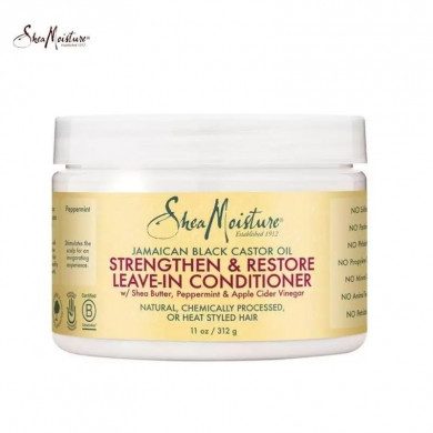 Shea Moisture - Jamaican Black Castor Oil Leave In (Après-shampoing sans rinçage) - 312g Shea Moisture - Jamaican Black Castor Oil Leave In (Après-shampoing sans rinçage) - 312g