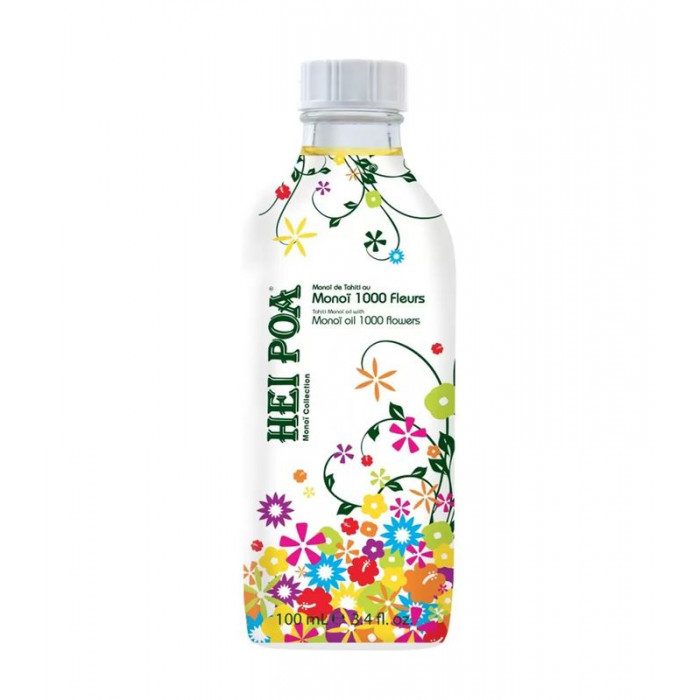 HEI POA MONOÏ DE TAHITI AU MONOÏ 1000 FLEURS 100ML  HEI POA MONOÏ DE TAHITI AU MONOÏ 1000 FLEURS 100ML