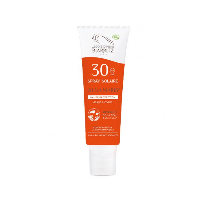 BIARRITZ ALGAMARIS Spray solaire SPF30 certifié Bio BIARRITZ ALGAMARIS Spray solaire SPF30 certifié Bio