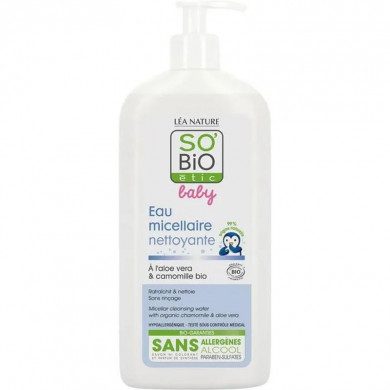 So'Bio Baby Eau Micellaire Nettoyante 500 ml So'Bio Baby Eau Micellaire Nettoyante 500 ml
