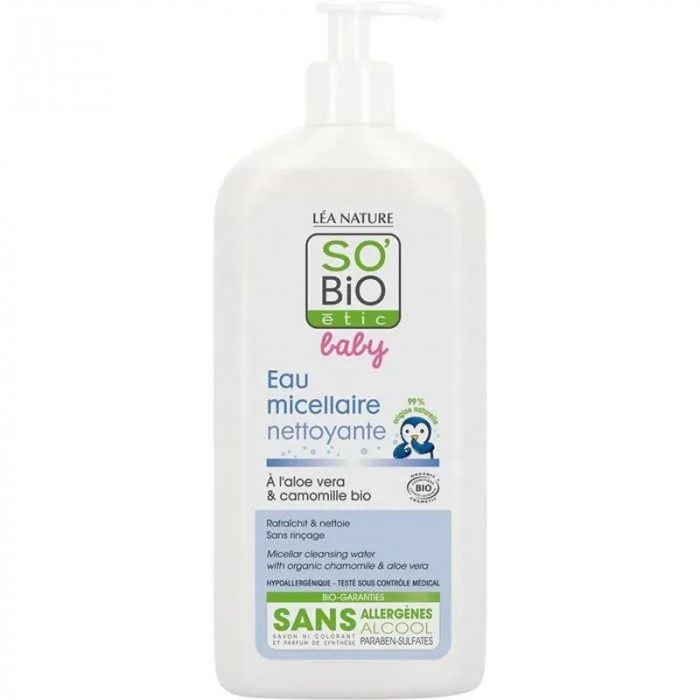 So'Bio Baby Eau Micellaire Nettoyante 500 ml So'Bio Baby Eau Micellaire Nettoyante 500 ml