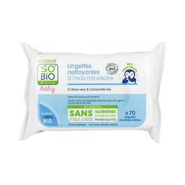 WaterWipes BIO Baby Wipes - Lingettes nettoyantes biodégradables pour bébé