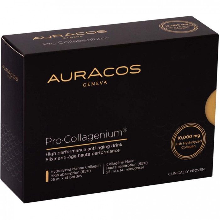 AURACOS PRO COLLAGENIUM 14 ampoules buvables AURACOS PRO COLLAGENIUM 14 ampoules buvables