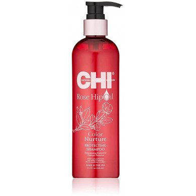 CHI Rose Hip Oil Color Nurture Protecting Shampoo 340ml CHI Rose Hip Oil Color Nurture Protecting Shampoo 340ml