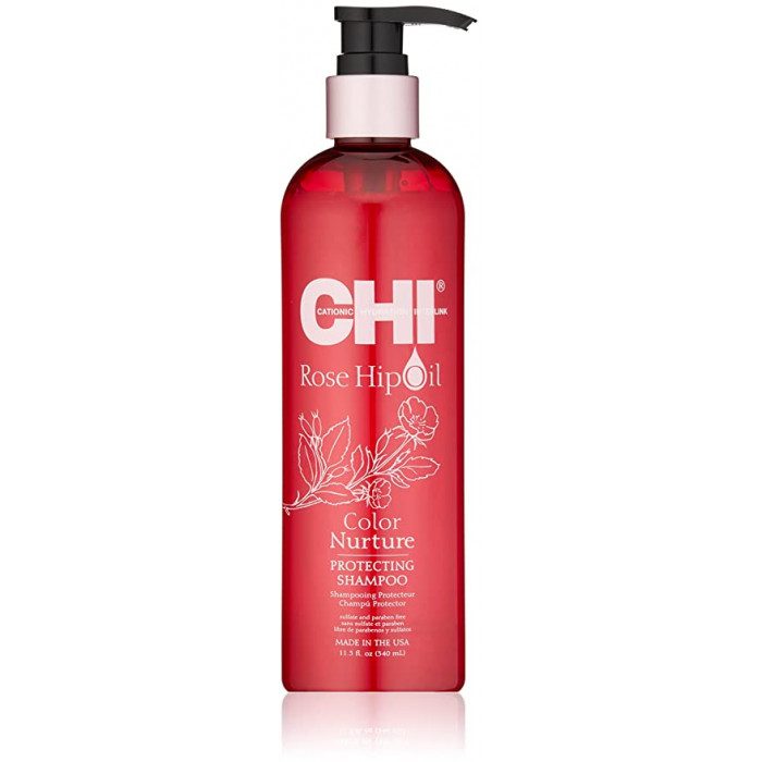 CHI Rose Hip Oil Color Nurture Protecting Shampoo 340ml CHI Rose Hip Oil Color Nurture Protecting Shampoo 340ml