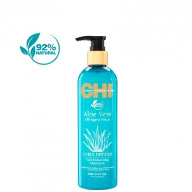 CHI Aloe Vera with Agave Nectar Curl Enhancing Shampoo 340ML CHI Aloe Vera with Agave Nectar Curl Enhancing Shampoo 340ML