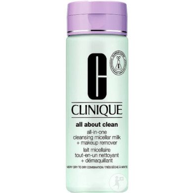 Clinique All About Clean Lait Micellaire Tout-En-Un Nettoyant + Démaquillant Peau Très Sèche À Mixte /200ML Clinique All About Clean Lait Micellaire Tout-En-Un Nettoyant + Démaquillant Peau Très Sèche À Mixte /200ML
