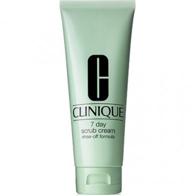Clinique 7 Day Scrub Cream Crème Gommante Quotidienne Tous Types de Peau / 100 ml  Clinique 7 Day Scrub Cream Crème Gommante Quotidienne Tous Types de Peau / 100 ml