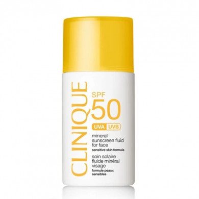 Clinique Sun Soin solaire Fluide Minéral Visage SPF 50 /30ML Clinique Sun Soin solaire Fluide Minéral Visage SPF 50 /30ML