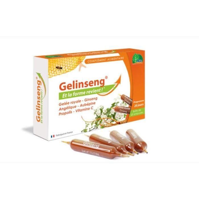 MGD NATURE GELINSENG 20 AMPOULES MGD NATURE GELINSENG 20 AMPOULES