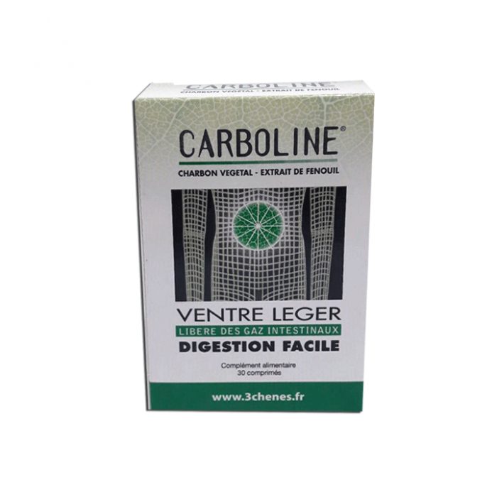 Les 3 Chênes Carboline Digestion facile 30 comprimés Les 3 Chênes Carboline Digestion facile 30 comprimés