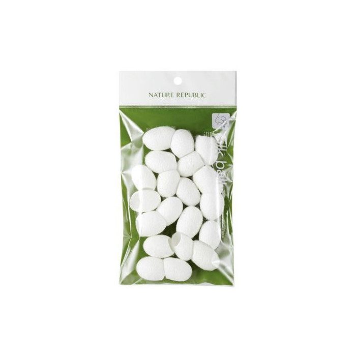 NATURE REPUBLIC BEAUTY TOOL COCOON SILK BALL (20 pcs) NATURE REPUBLIC BEAUTY TOOL COCOON SILK BALL (20 pcs)