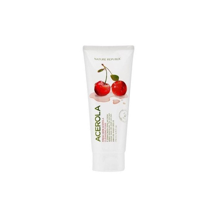 NATURE REPUBLIC FRESH HERB ACEROLA CLEANSING FOAM NATURE REPUBLIC FRESH HERB ACEROLA CLEANSING FOAM