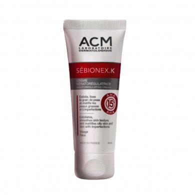 ACM Sebionex K kératorégulatrice Crème 40 ml ACM Sebionex K kératorégulatrice Crème 40 ml
