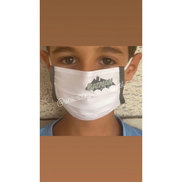 MASQUE ENFANT EN TISSU BATMAN  MASQUE ENFANT EN TISSU BATMAN