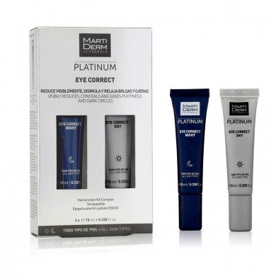MARTIDERM PLATINIUM EYE CORRECT JOUR ET NUIT 2X10ML MARTIDERM PLATINIUM EYE CORRECT JOUR ET NUIT 2X10ML