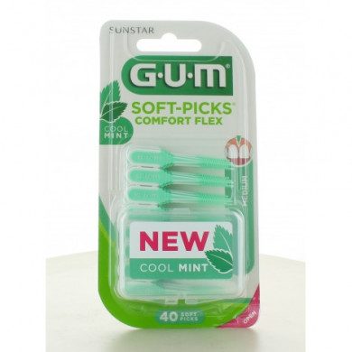Gum Soft Picks Confort Menthole 40pcs / 670 Gum Soft Picks Confort Menthole 40pcs / 670