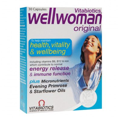 VITABIOTICS WELLWOMAN ORIGINAL 30 CAPSULES VITABIOTICS WELLWOMAN ORIGINAL 30 CAPSULES