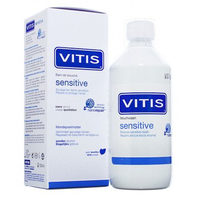 Vitis Sensitive bain de bouche pour dents sensibles Vitis Sensitive bain de bouche pour dents sensibles