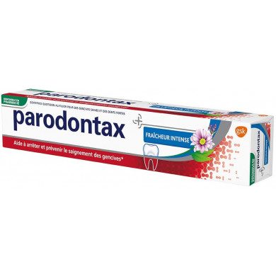 PARODONTAX FRAÎCHEUR INTENSE DENTIFRICE 75 ML PARODONTAX FRAÎCHEUR INTENSE DENTIFRICE 75 ML