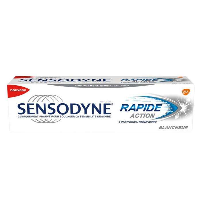 SENSODYNE RAPIDE ACTION BLANCHEUR 75ML SENSODYNE RAPIDE ACTION BLANCHEUR 75ML