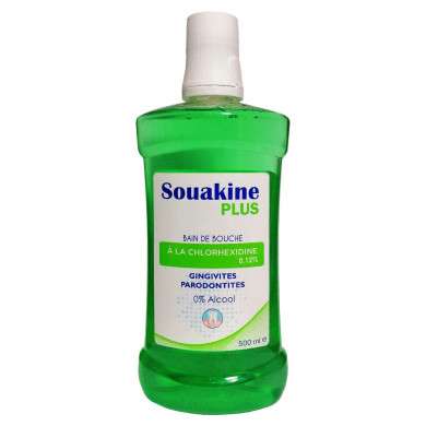 DERMO-SOIN SOUAKINE PLUS BAIN DE BOUCHE 500ML DERMO-SOIN SOUAKINE PLUS BAIN DE BOUCHE 500ML