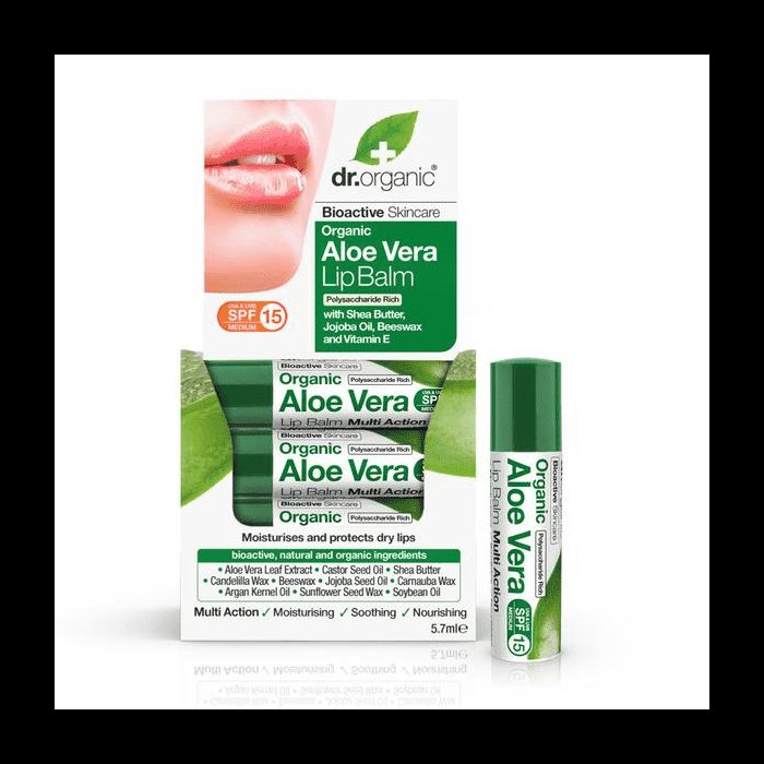 DR. ORGANIC BAUME LÈVRES À L'ALOE VERA 5.7 ML DR. ORGANIC BAUME LÈVRES À L'ALOE VERA 5.7 ML