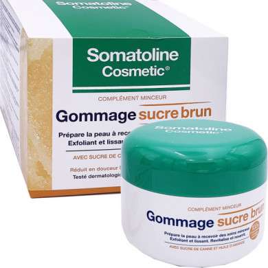 SOMATOLINE Gommage Sucre Brun / 350G SOMATOLINE Gommage Sucre Brun / 350G