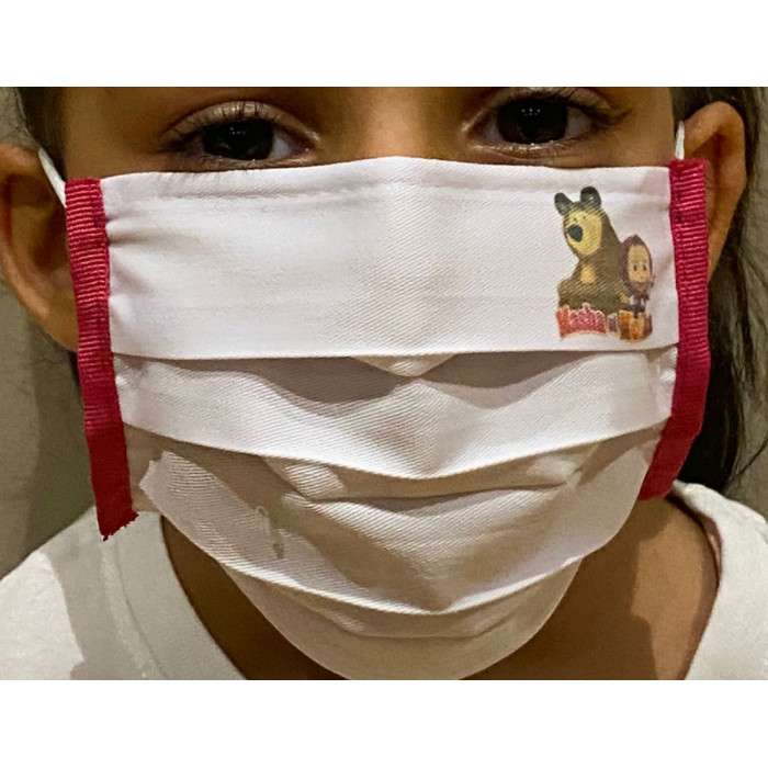 MASQUE ENFANT EN TISSU OURS MASQUE ENFANT EN TISSU OURS