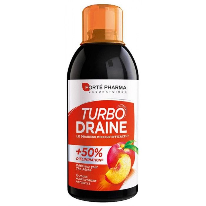 FORTE PHARMA TURBO DRAINE MINCEUR GOUT PECHE 500 ML FORTE PHARMA TURBO DRAINE MINCEUR GOUT PECHE 500 ML