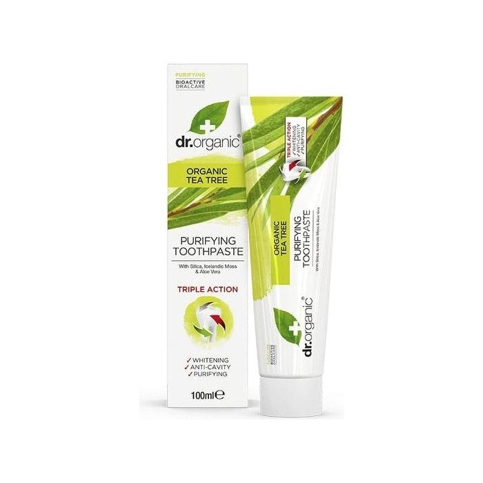 DR. ORGANIC DENTIFRICE AU TEA TREE 100 ML DR. ORGANIC DENTIFRICE AU TEA TREE 100 ML