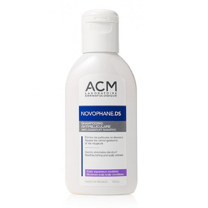 ACM Novophane.DS Shampoing Antipelliculaire États Squameux Modérés Flacon 125ml ACM Novophane.DS Shampoing Antipelliculaire États Squameux Modérés Flacon 125ml