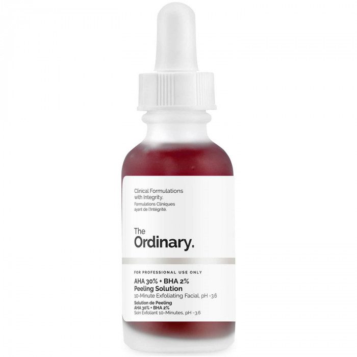 THE ORDINARY AHA 30% + BHA 2% SOLUTION DE PEELING 30ML THE ORDINARY AHA 30% + BHA 2% SOLUTION DE PEELING 30ML