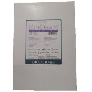 BIODERMIS EPI-DERM FEUILLE DE SILICONE POUR CICATRICE 3.6X15CM PM 1106